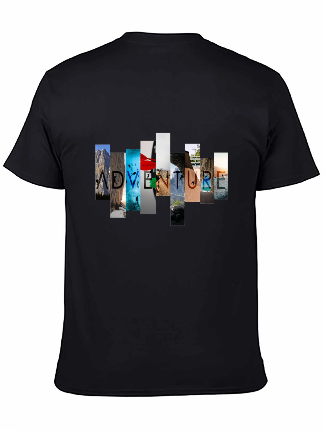 Adventure Graphic Black T-Shirt