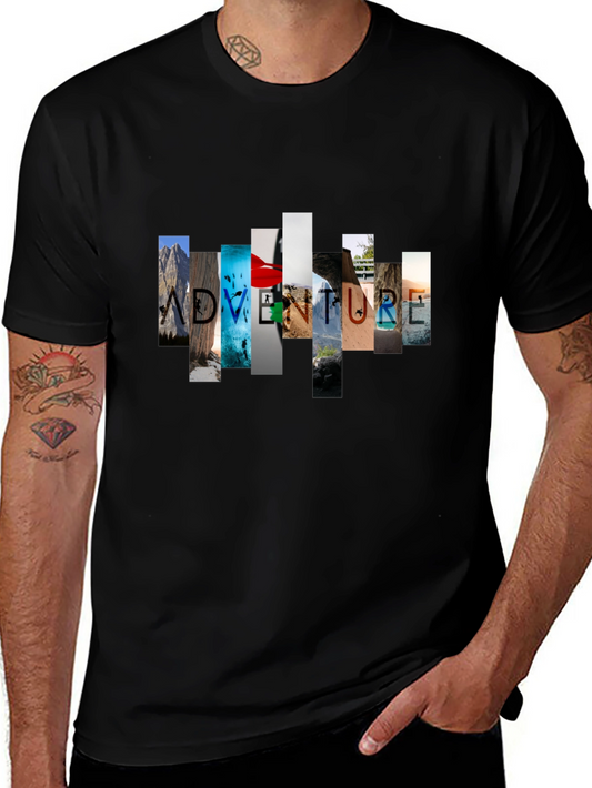 Adventure Graphic Black T-Shirt