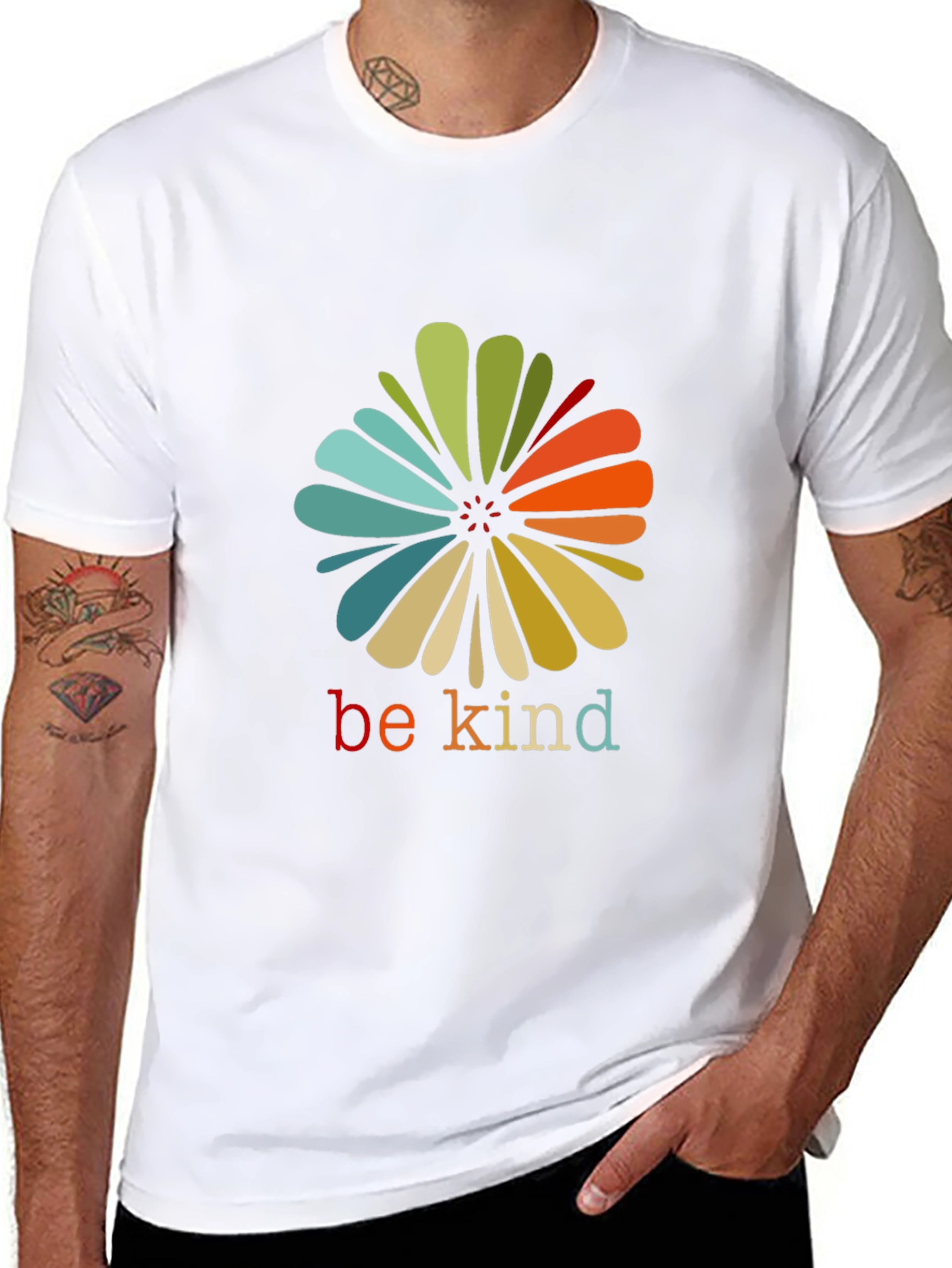 Be Kind Flower Graphic T-Shirt - Casual Comfort