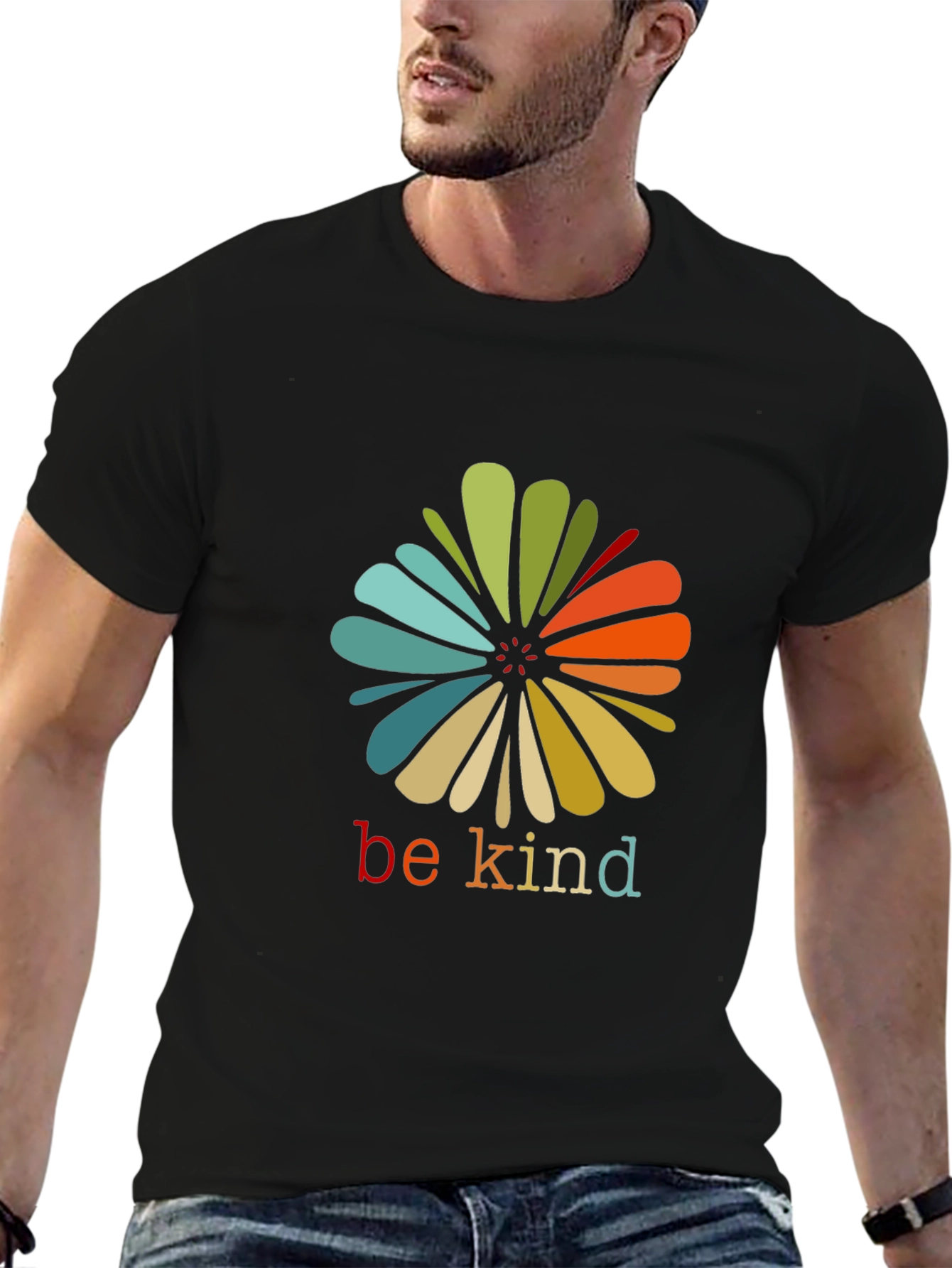 Be Kind Flower Graphic T-Shirt - Casual Comfort
