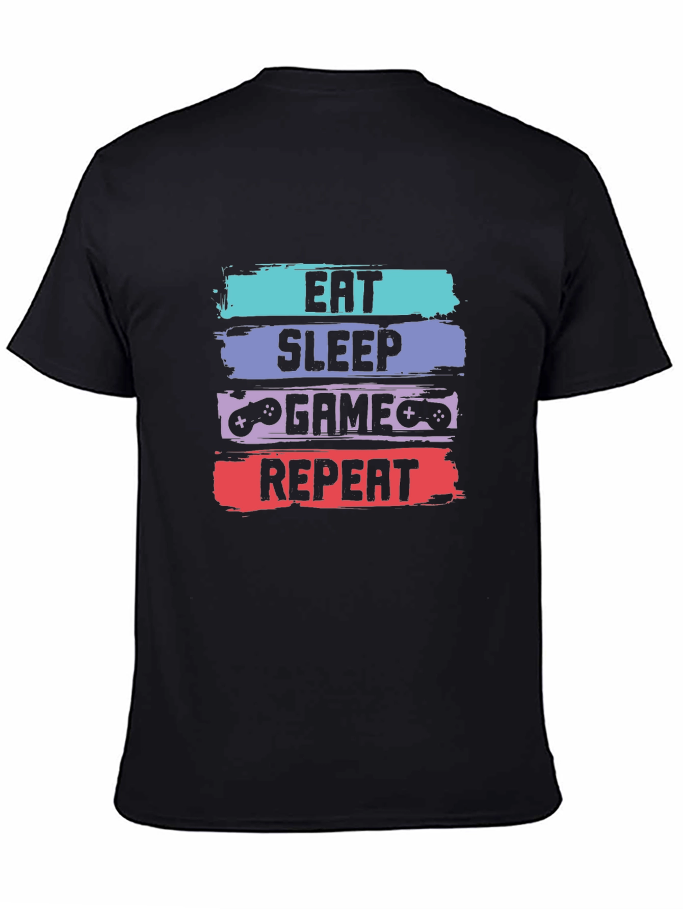 Eat Sleep Game Repeat T-Shirt - Gamer Tee