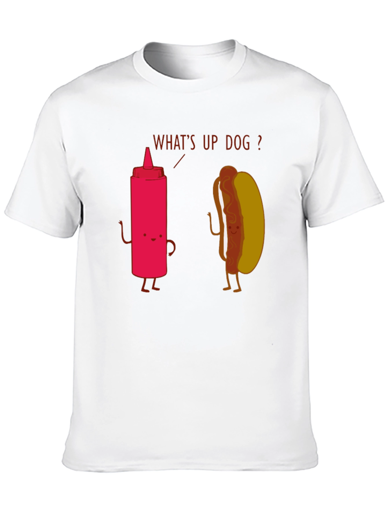Funny Whats Up Dog Graphic Tee