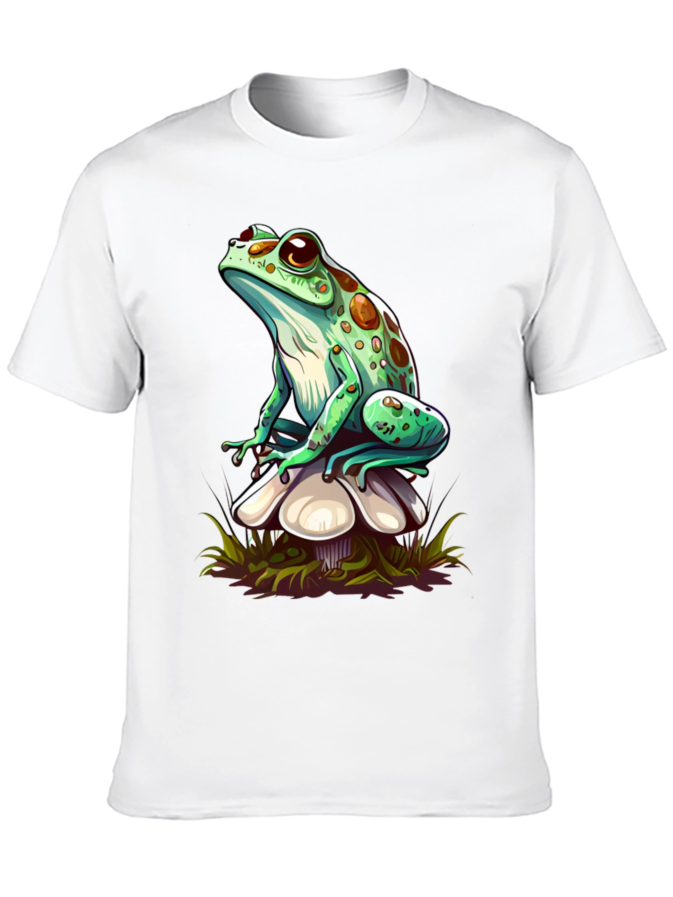 Frog on Mushroom Graphic Tee