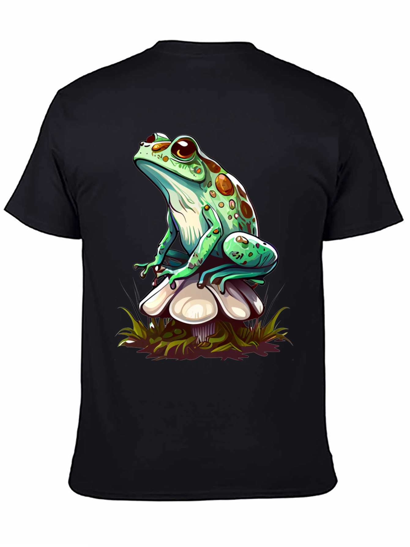 Frog on Mushroom Graphic Tee