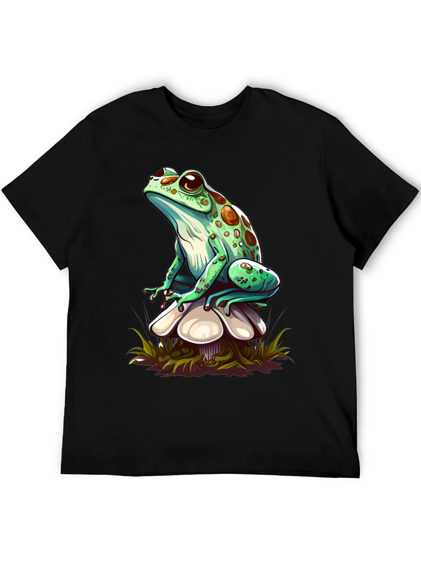 Frog on Mushroom Graphic Tee