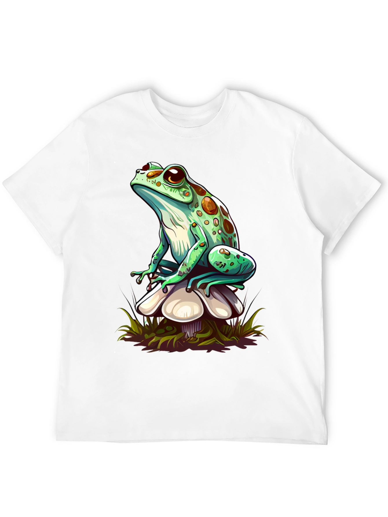 Frog on Mushroom Graphic Tee