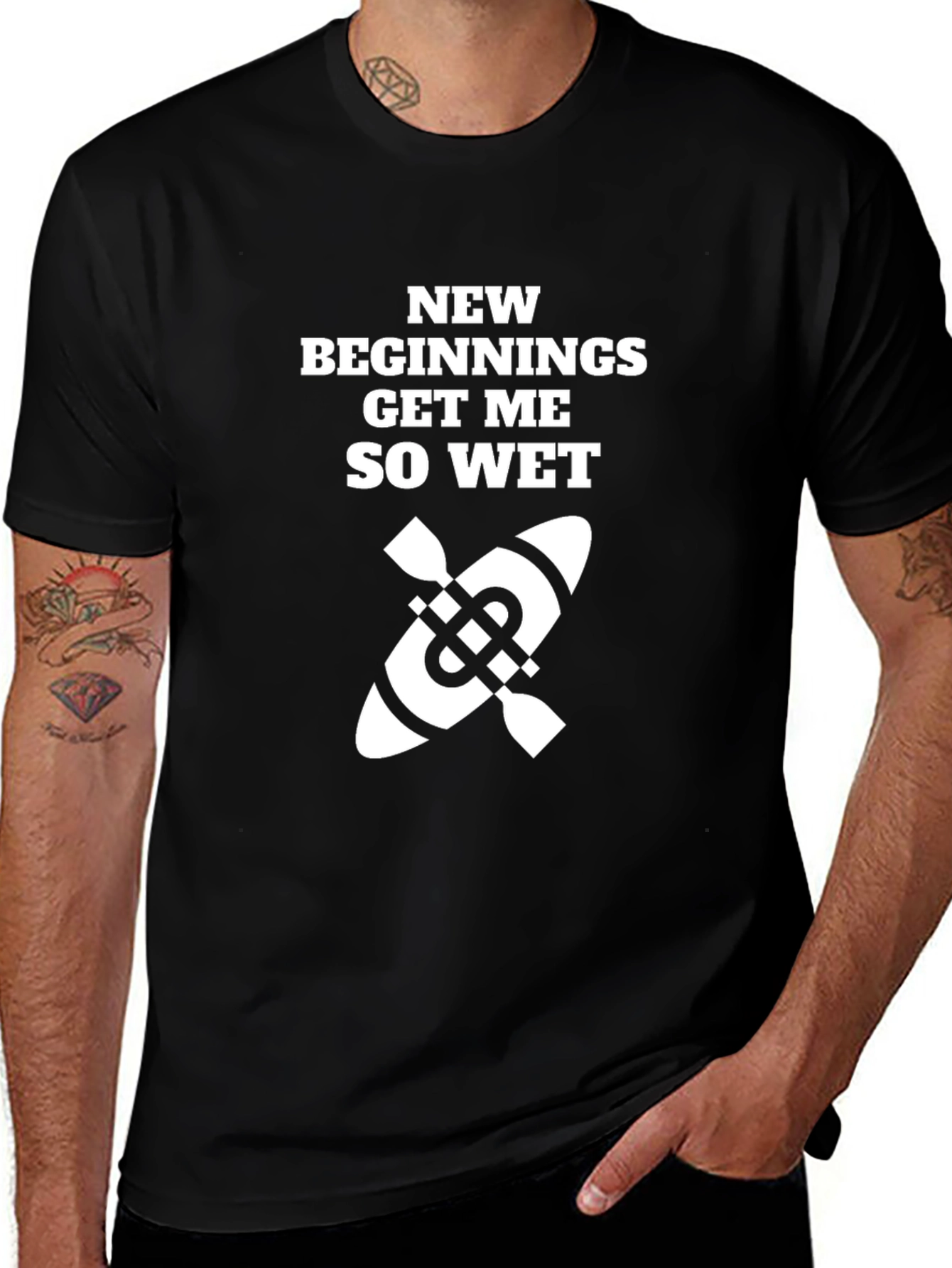 New Beginnings Get Me So Wet Kayak T-Shirt