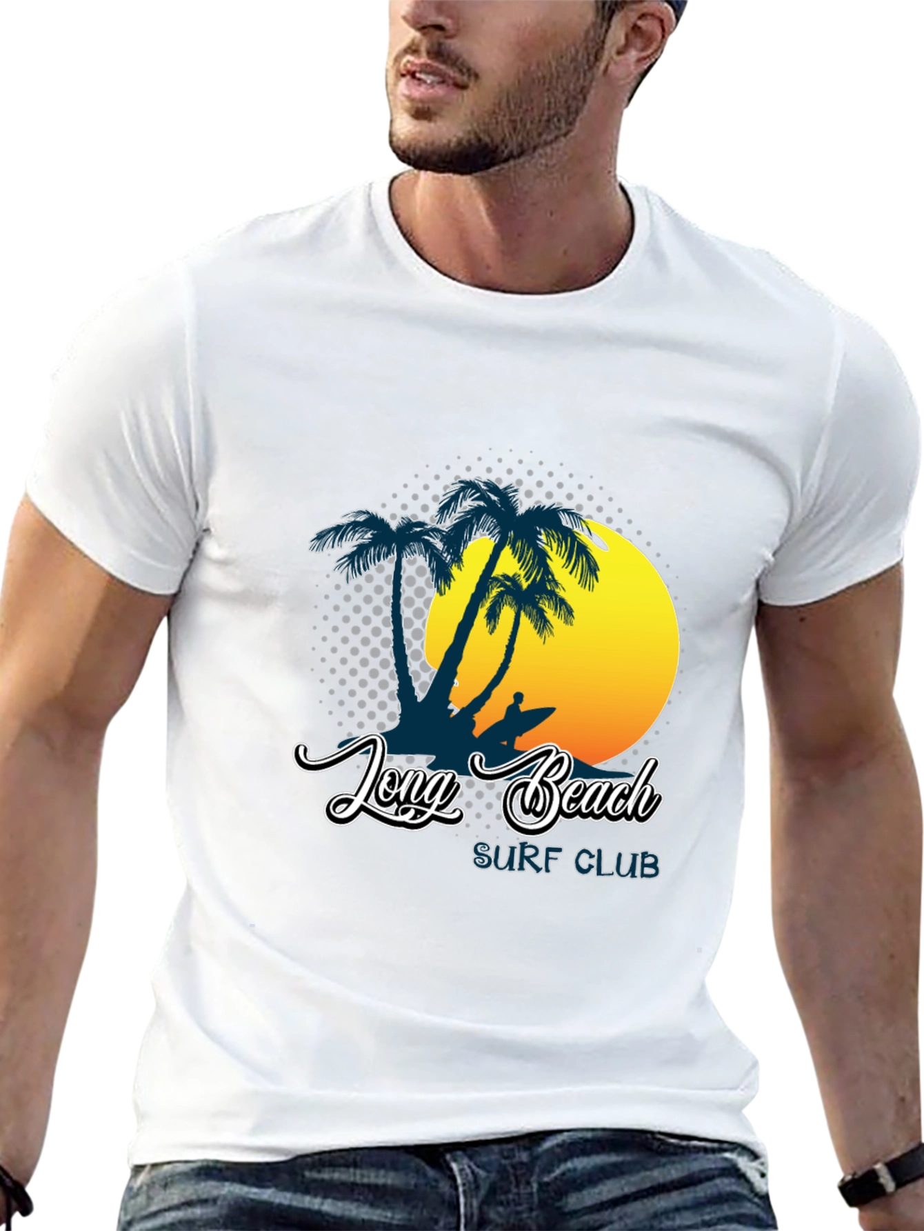 Long Beach Surf Club Graphic Tee