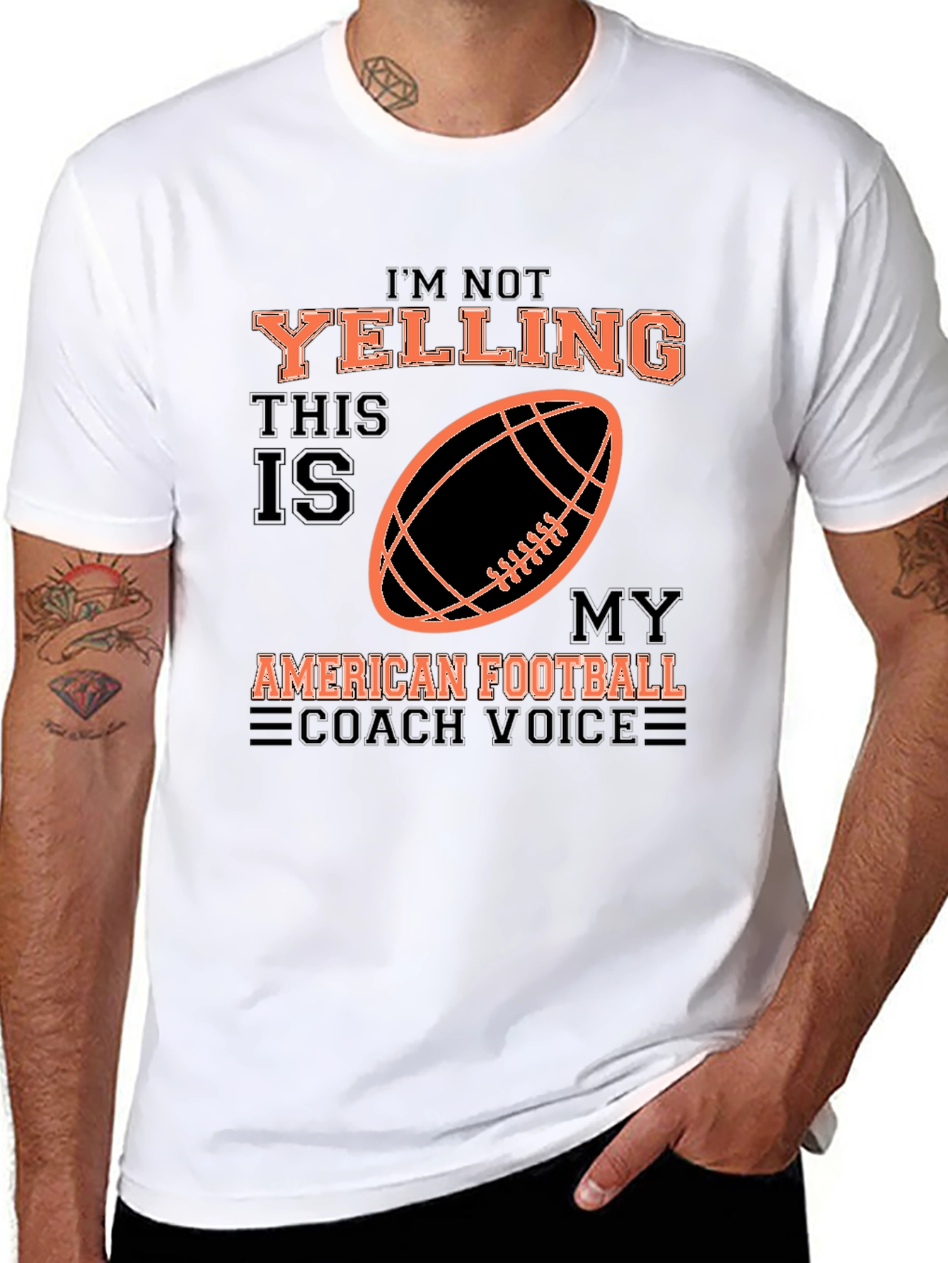 Im Not Yelling Football Coach T-Shirt