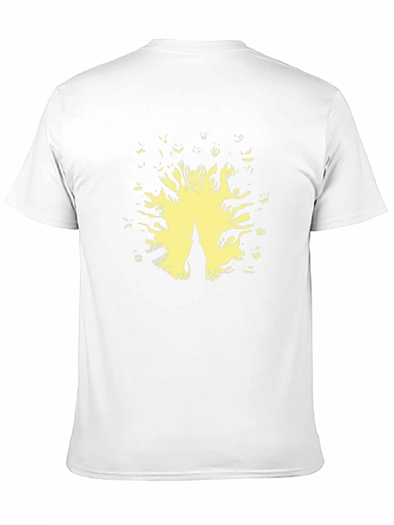 Witch Surrounded by Spirits Black T-Shirt