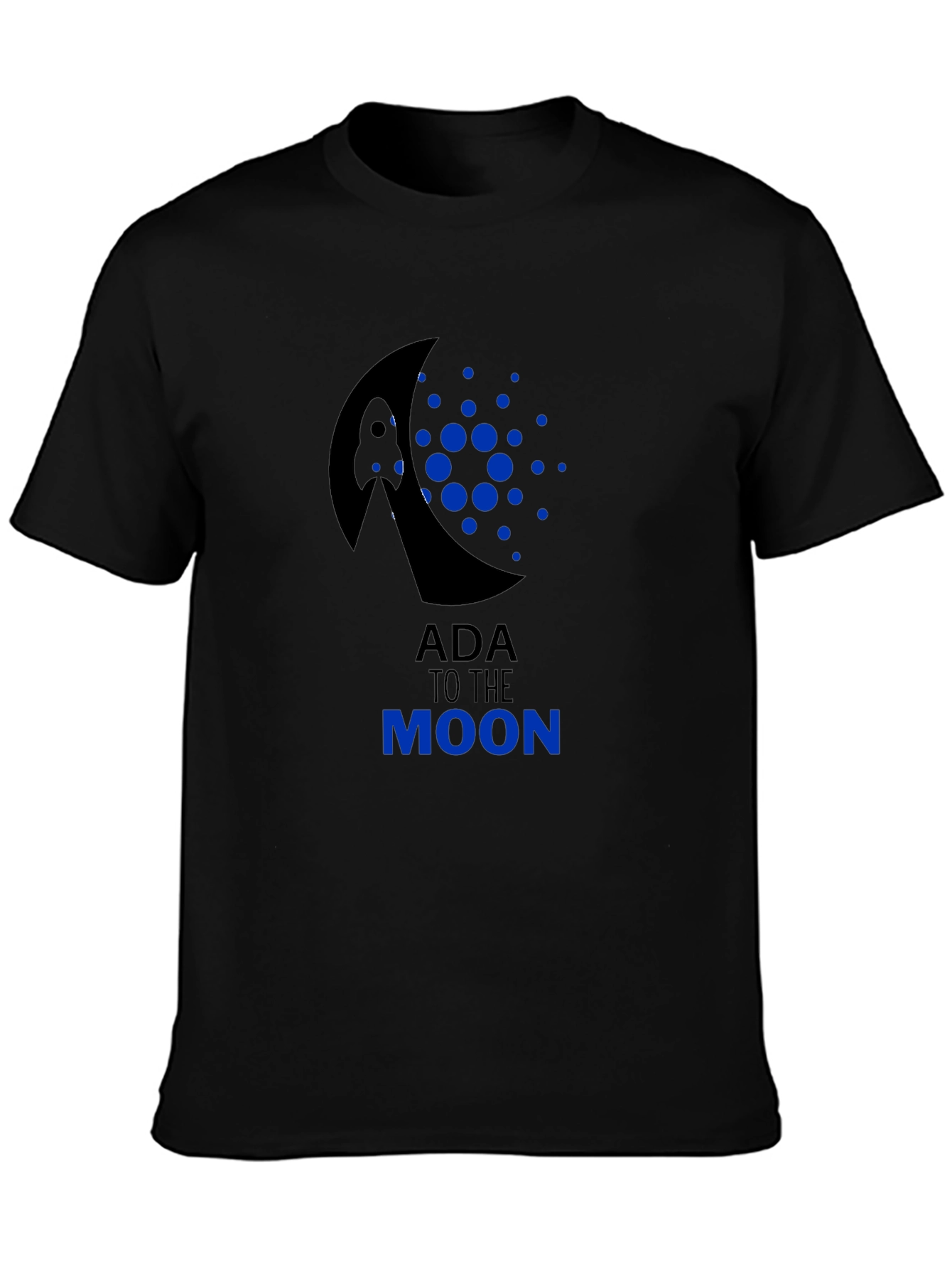 ADA To The Moon Black T-Shirt