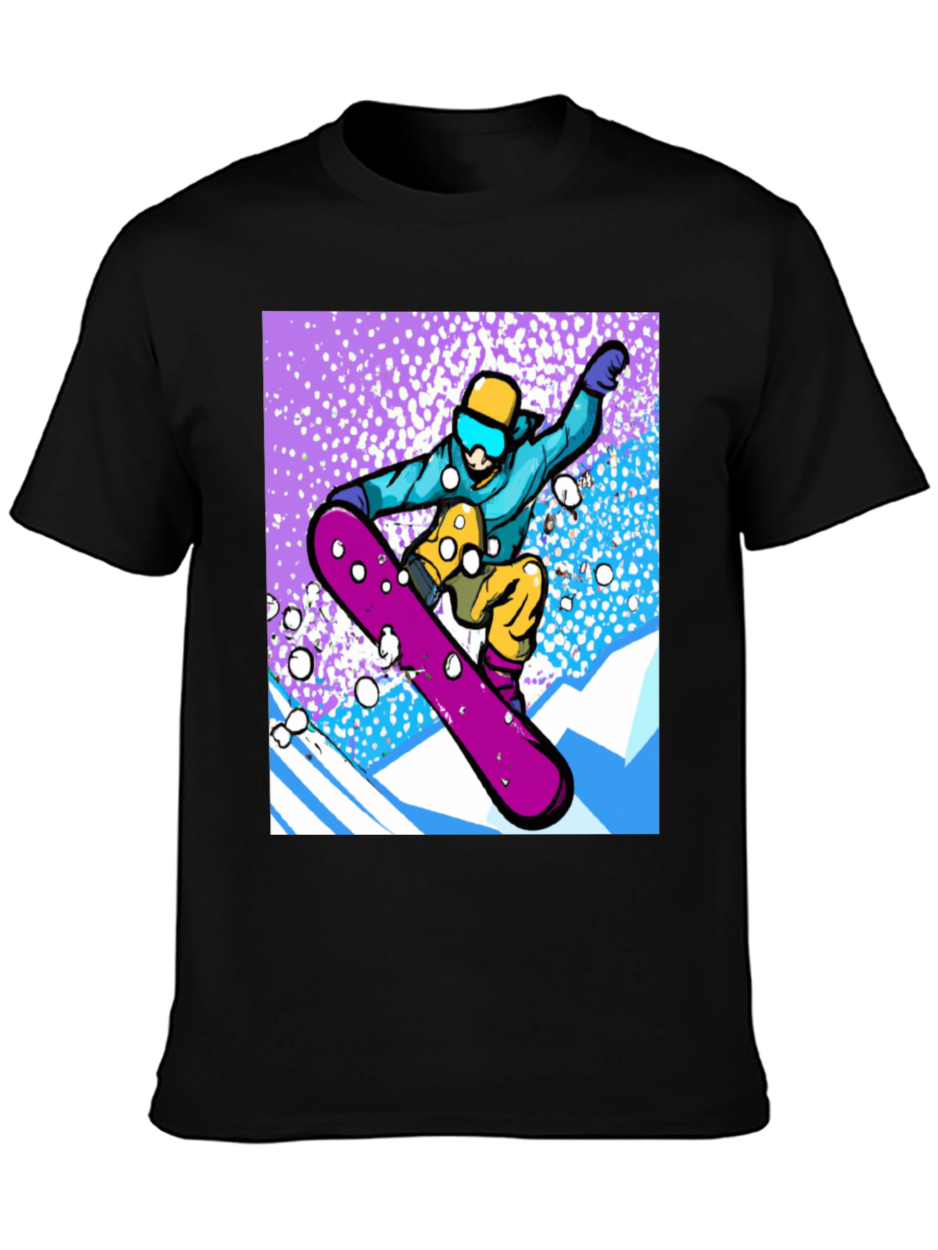 Snowboard Graphic Tee - Winter Sports Style