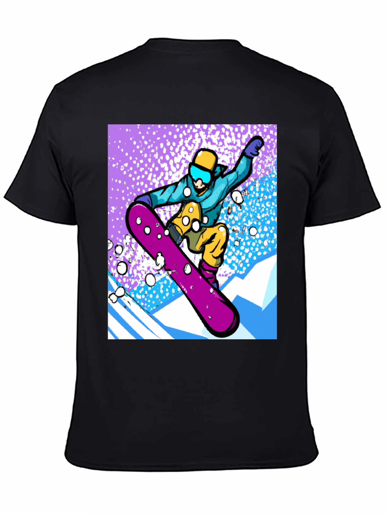 Snowboard Graphic Tee - Winter Sports Style