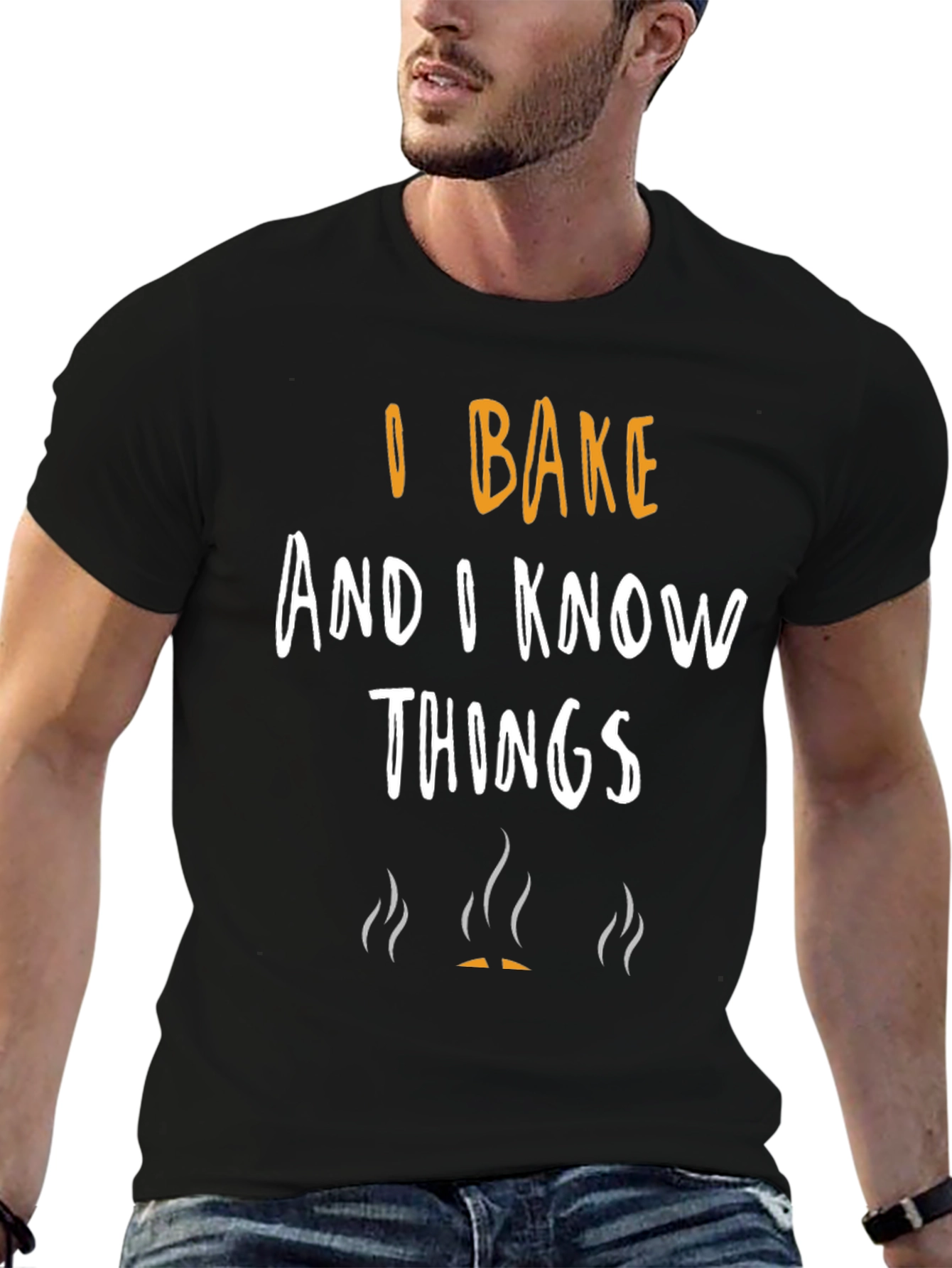 I Bake and I Know Things Novelty T-Shirt