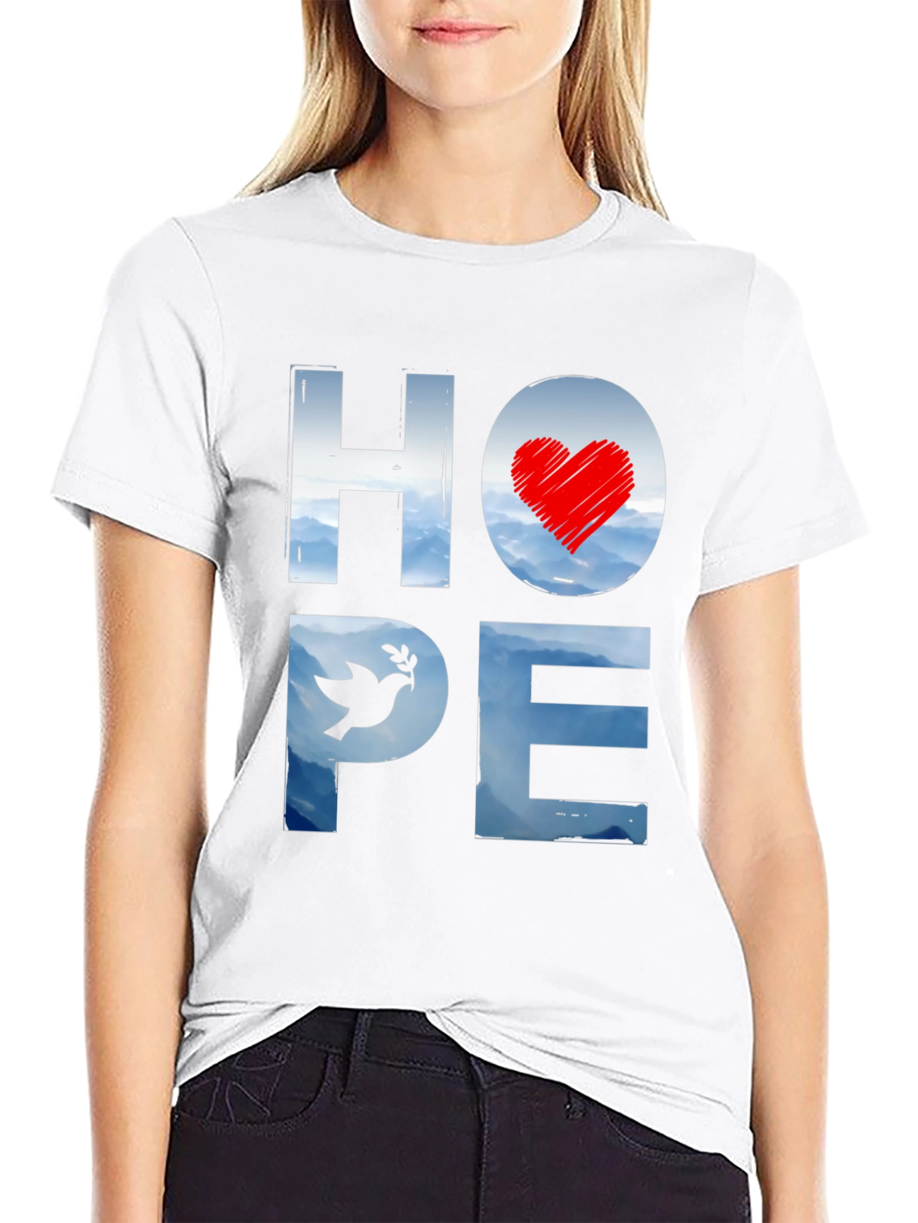 Hope Graphic Tee - Motivational Design T-Shirt