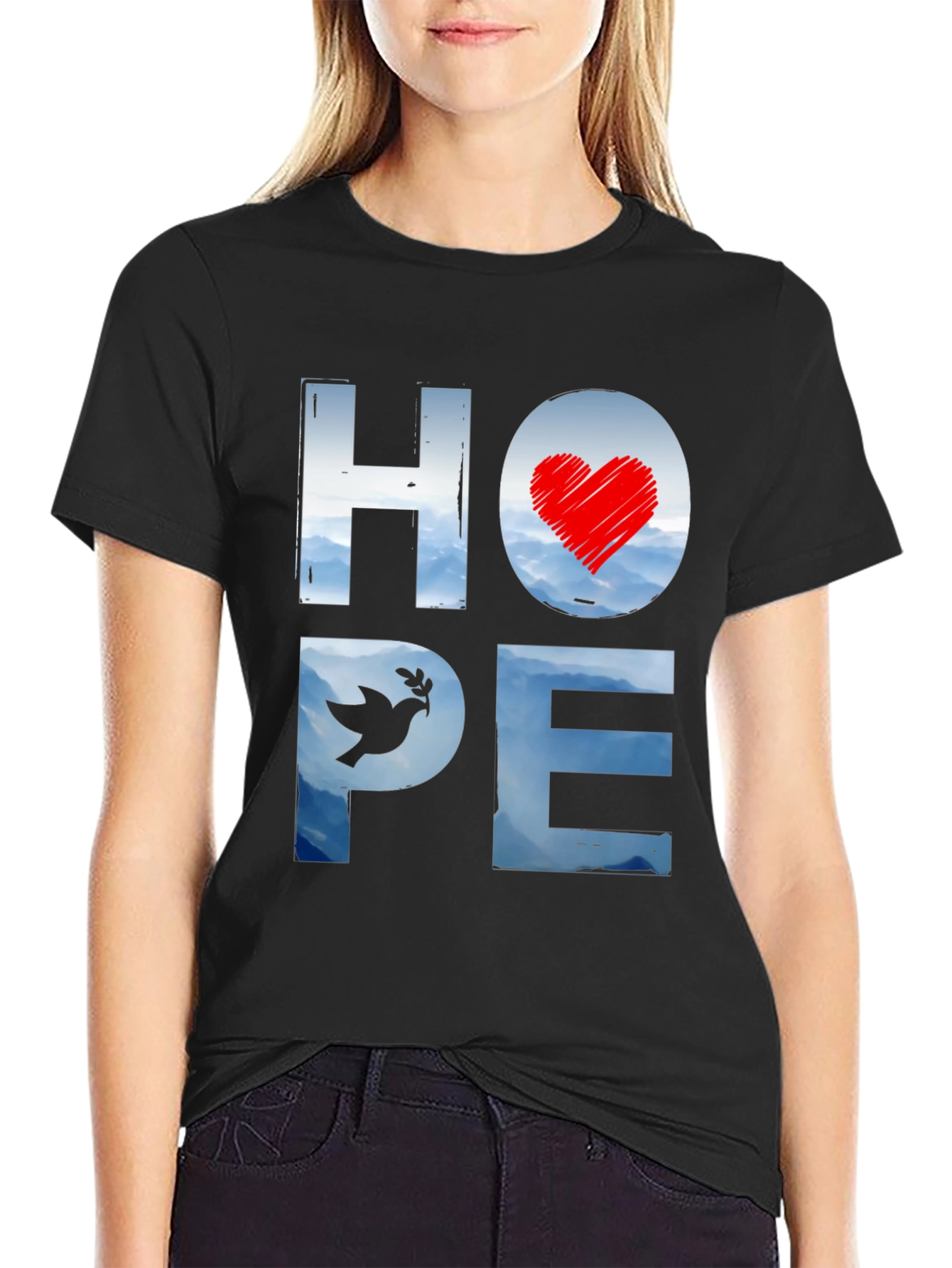 Hope Graphic Tee - Motivational Design T-Shirt