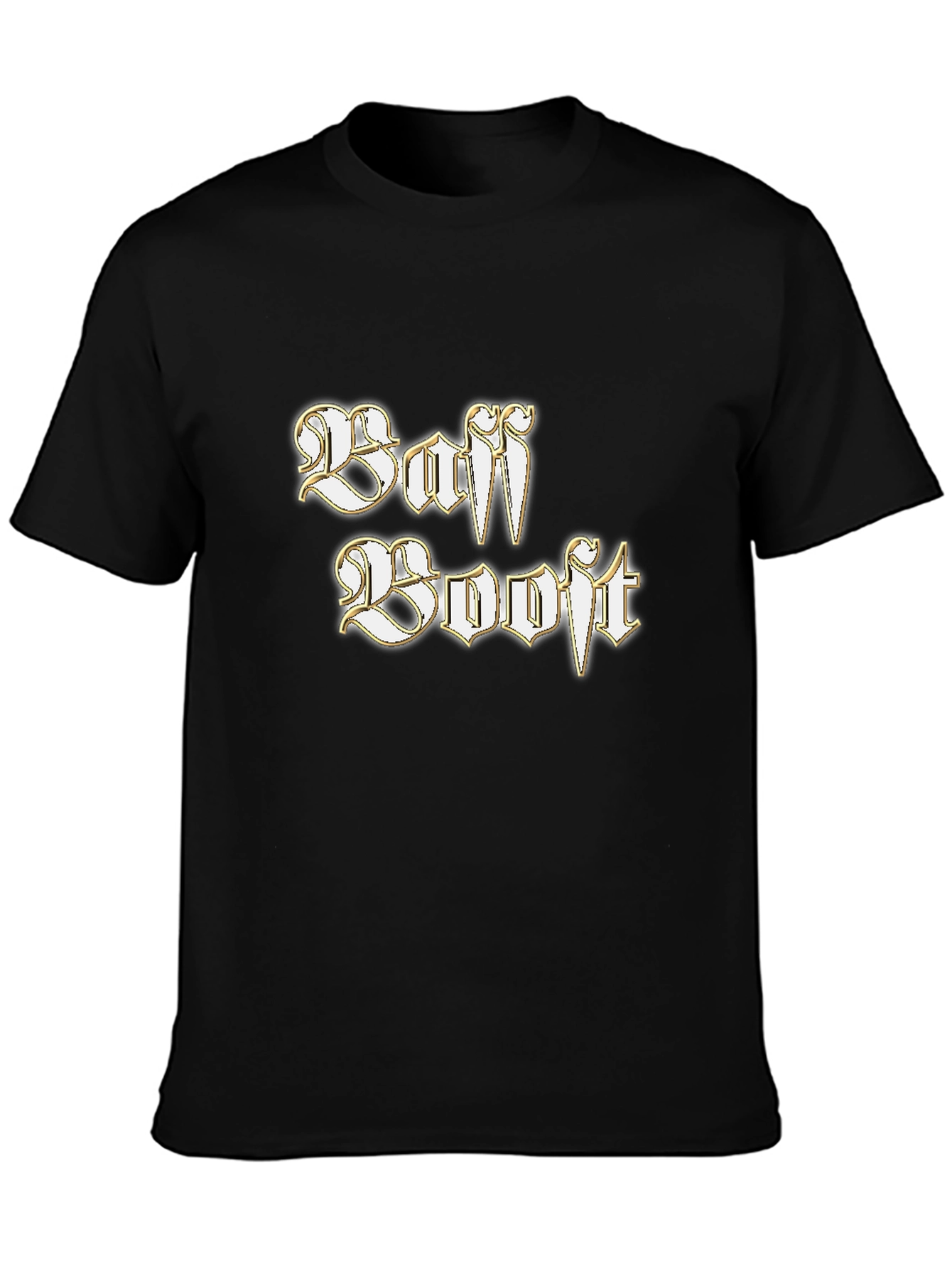 Baff Booft Graphic Tee - Stylish Black T-Shirt