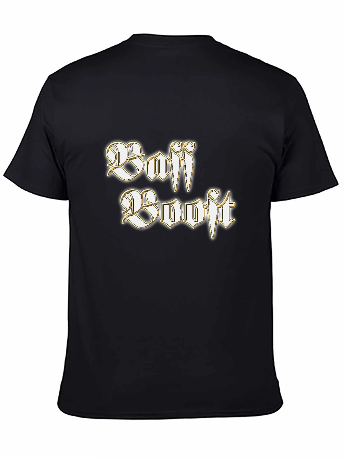 Baff Booft Graphic Tee - Stylish Black T-Shirt