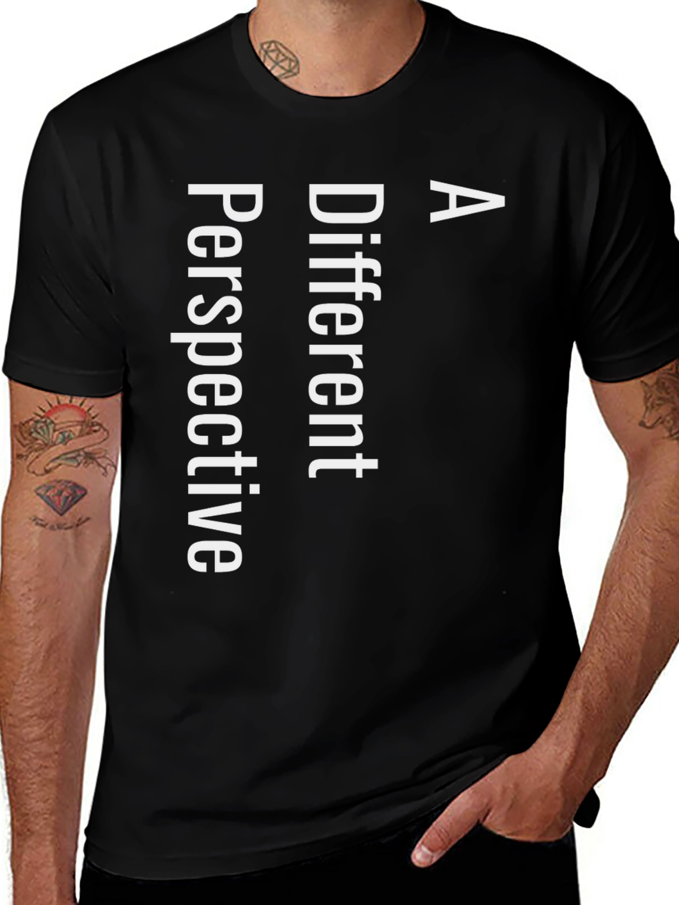 A Different Perspective Black T-Shirt