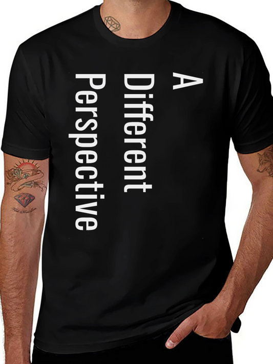 A Different Perspective Black T-Shirt