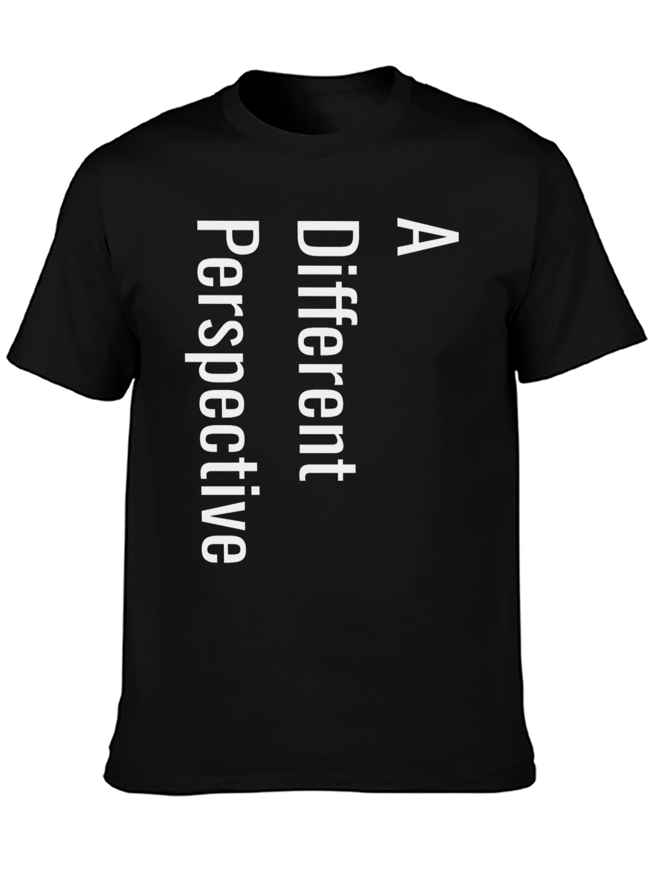 A Different Perspective Black T-Shirt