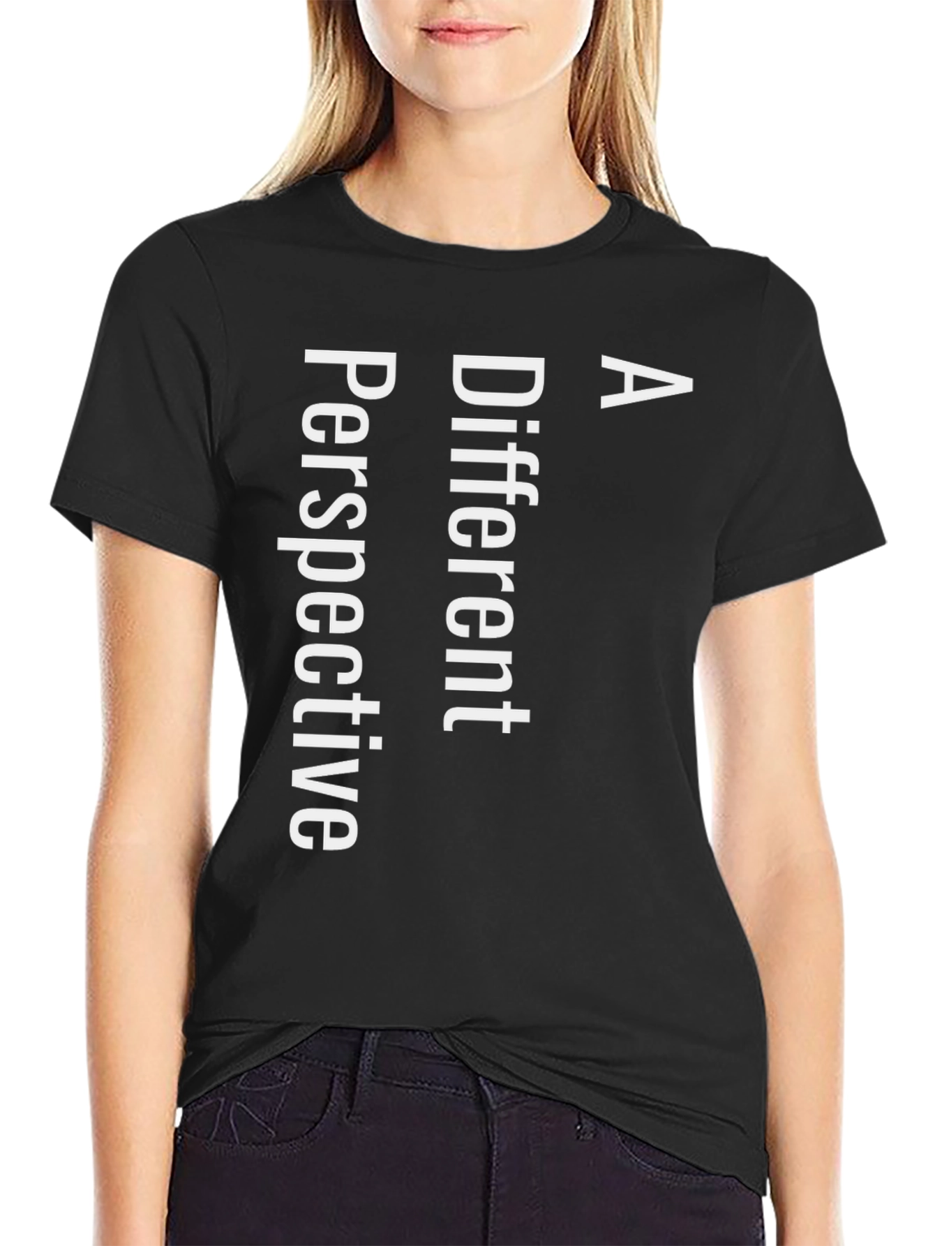 A Different Perspective Black T-Shirt
