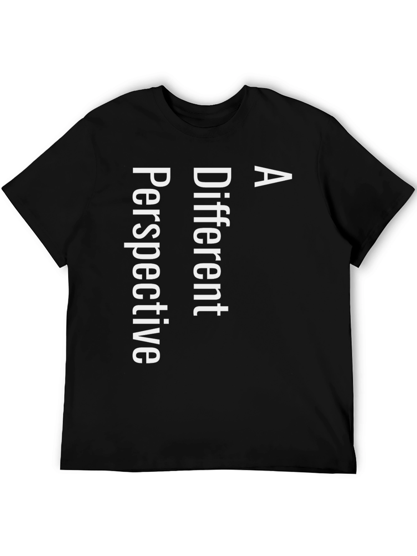 A Different Perspective Black T-Shirt