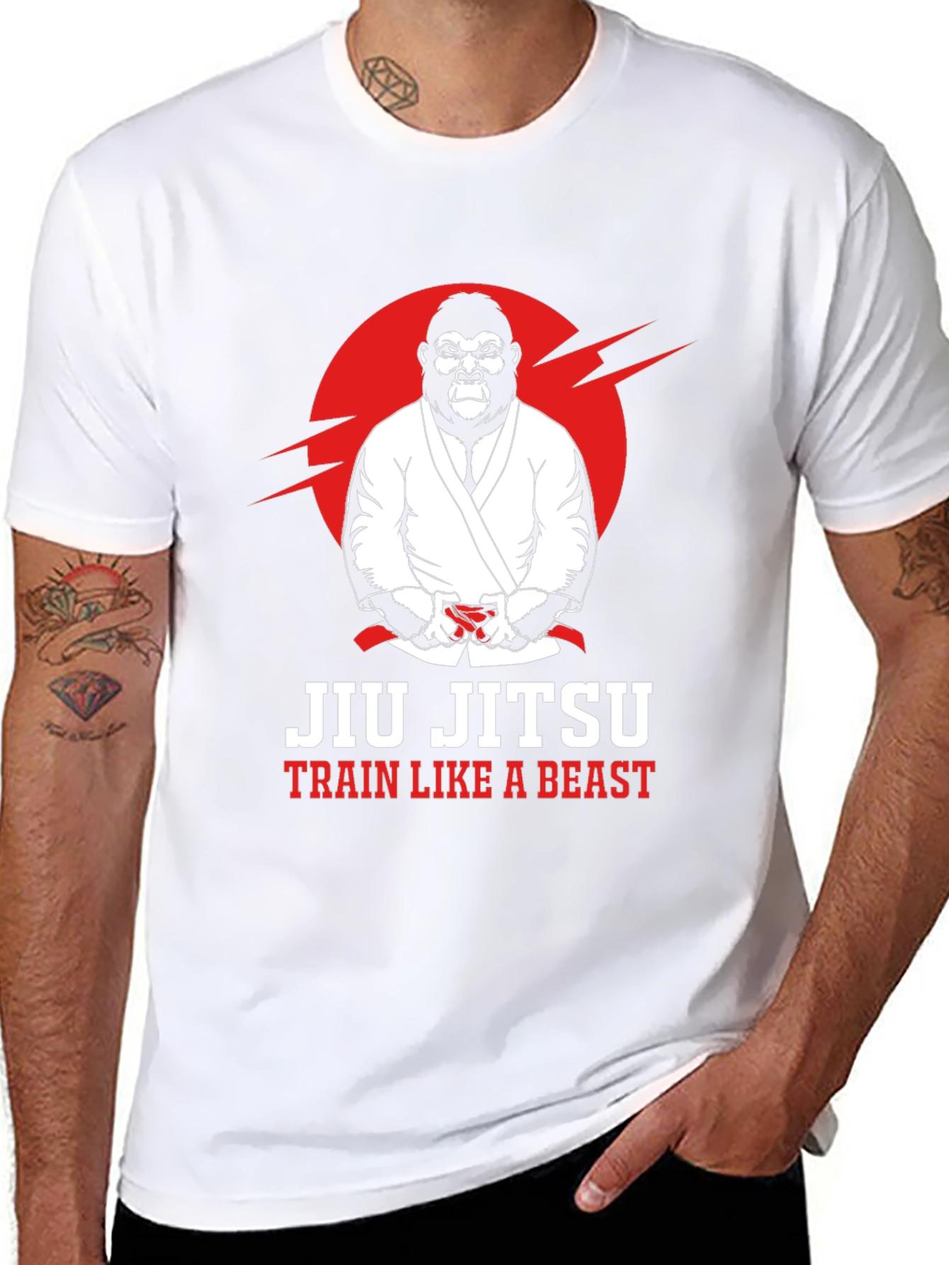 Jiu Jitsu Train Like a Beast T-Shirt