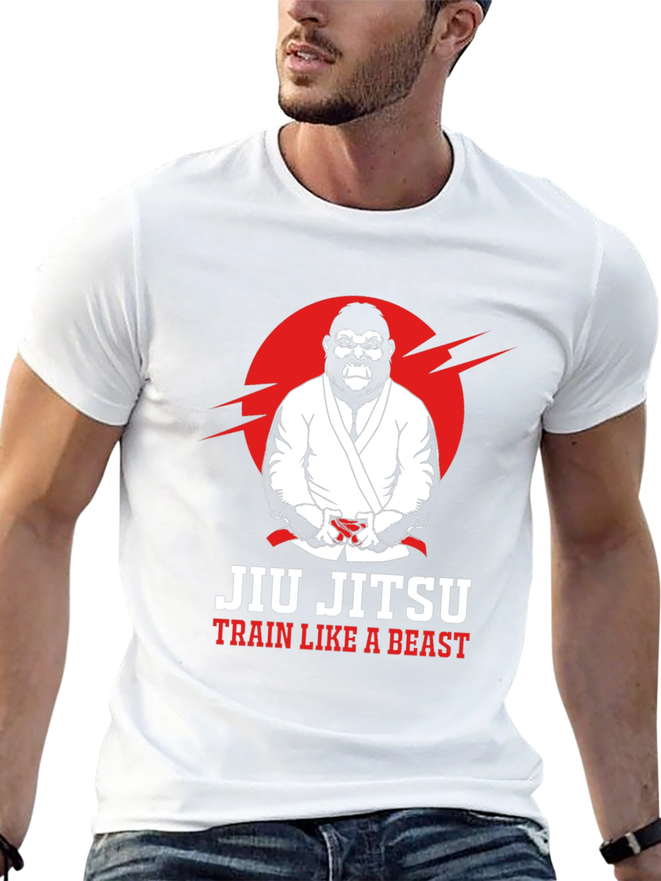Jiu Jitsu Train Like a Beast T-Shirt