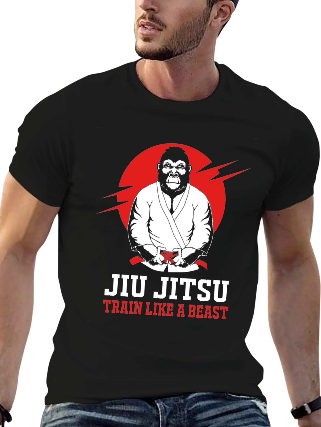 Jiu Jitsu Train Like a Beast T-Shirt