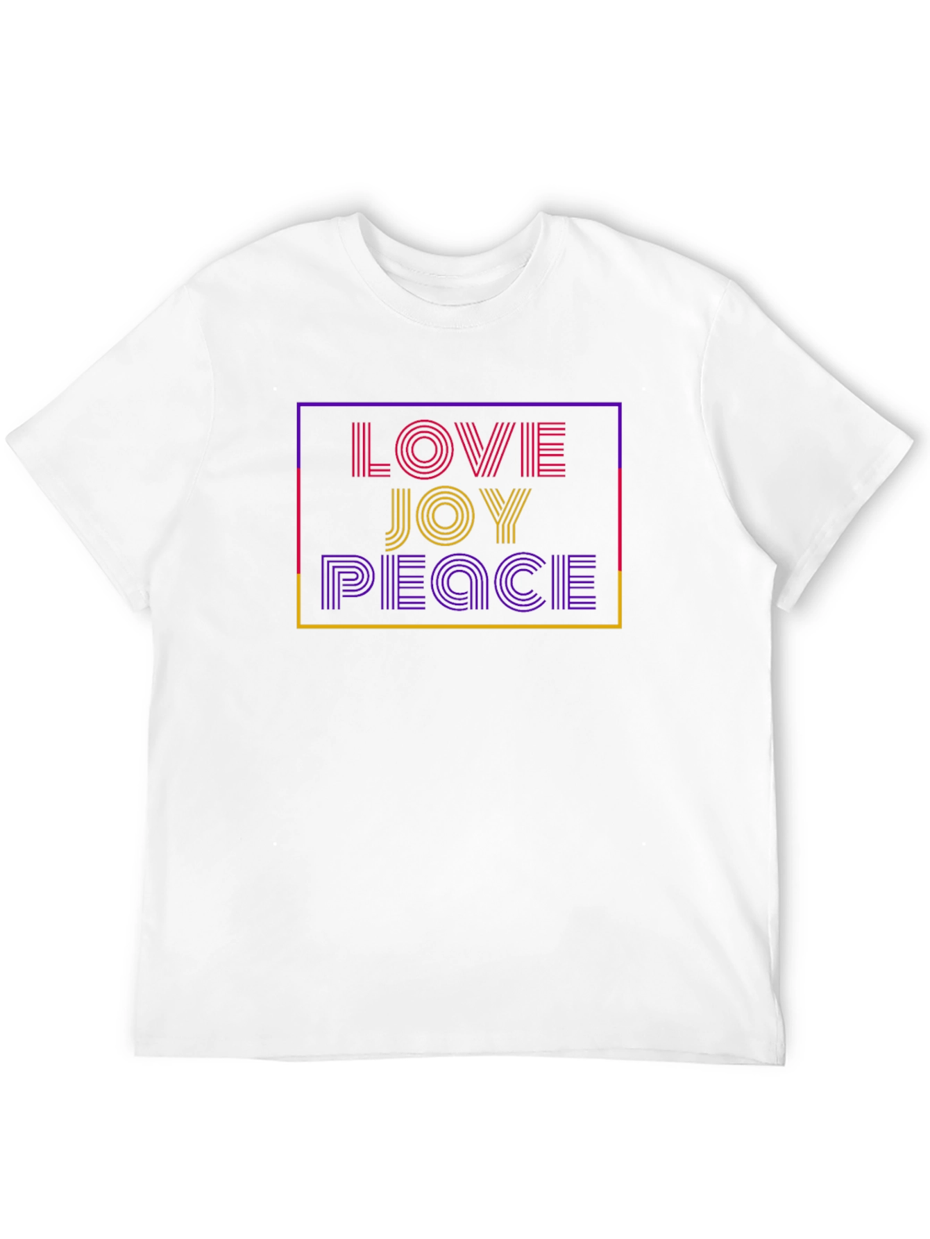 Love Joy Peace Graphic Tee - Black T-Shirt