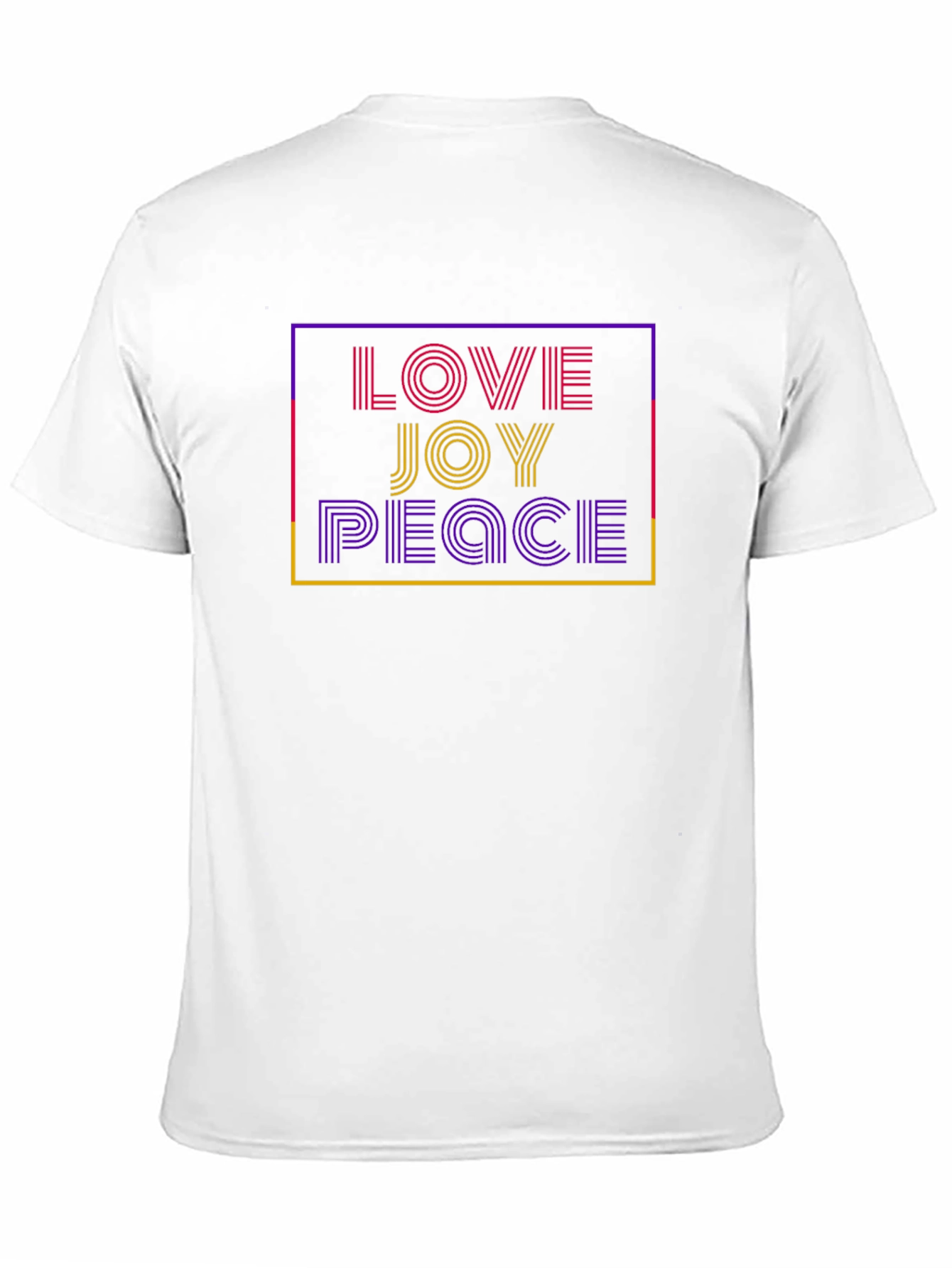 Love Joy Peace Graphic Tee - Black T-Shirt