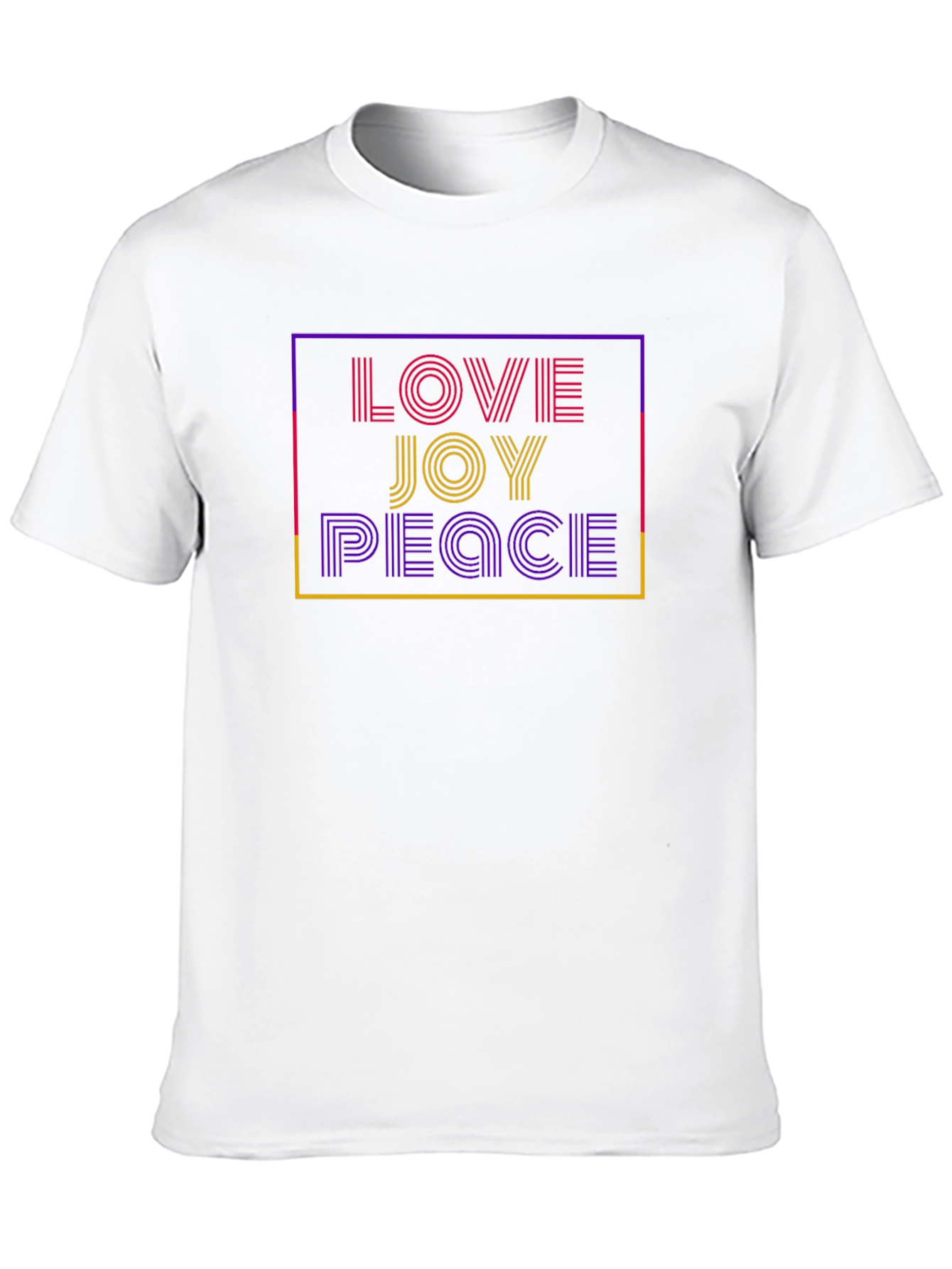 Love Joy Peace Graphic Tee - Black T-Shirt