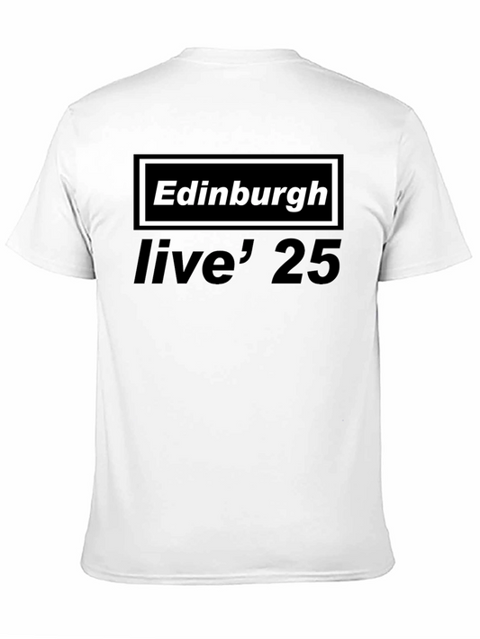 Edinburgh Live 25 T-Shirt - Classic Band Style