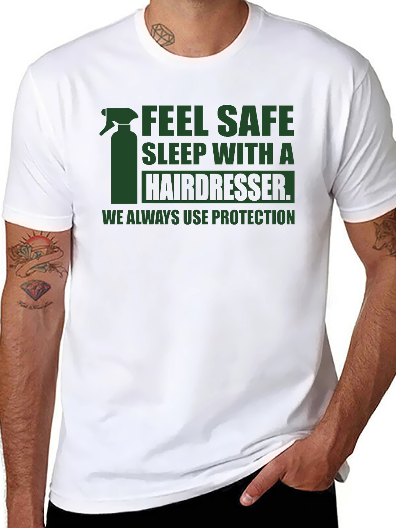 Hairdresser Protection T-Shirt - Feel Safe
