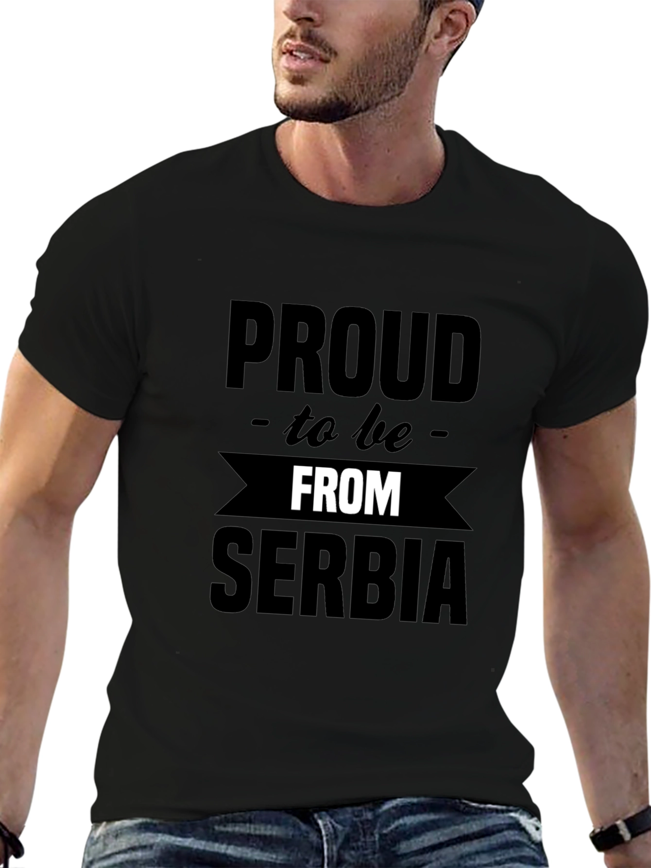 Proud to be From Serbia Graphic T-Shirt