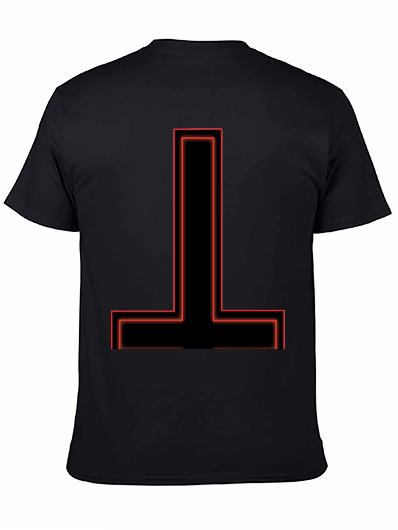 Inverted Cross Graphic Tee - Black