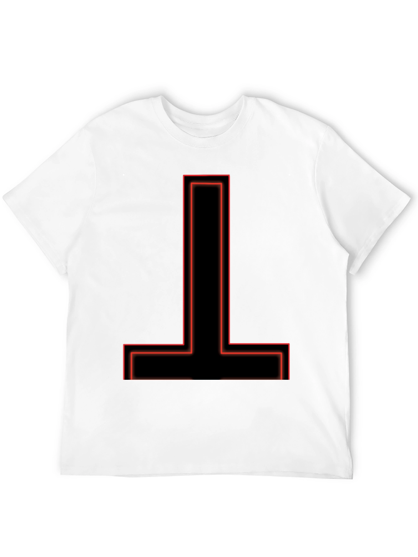 Inverted Cross Graphic Tee - Black