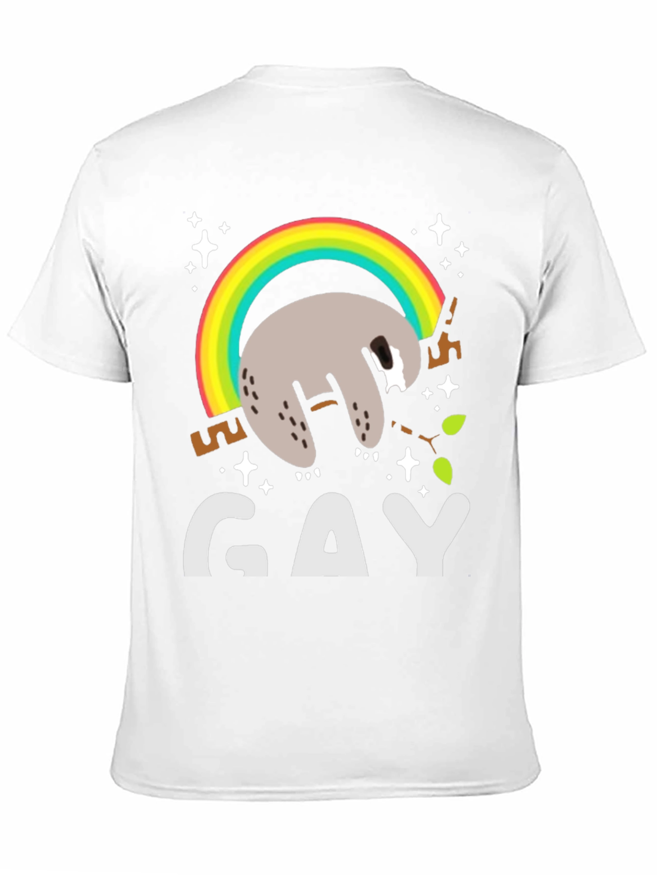 Sloth Rainbow Gay Pride T-Shirt