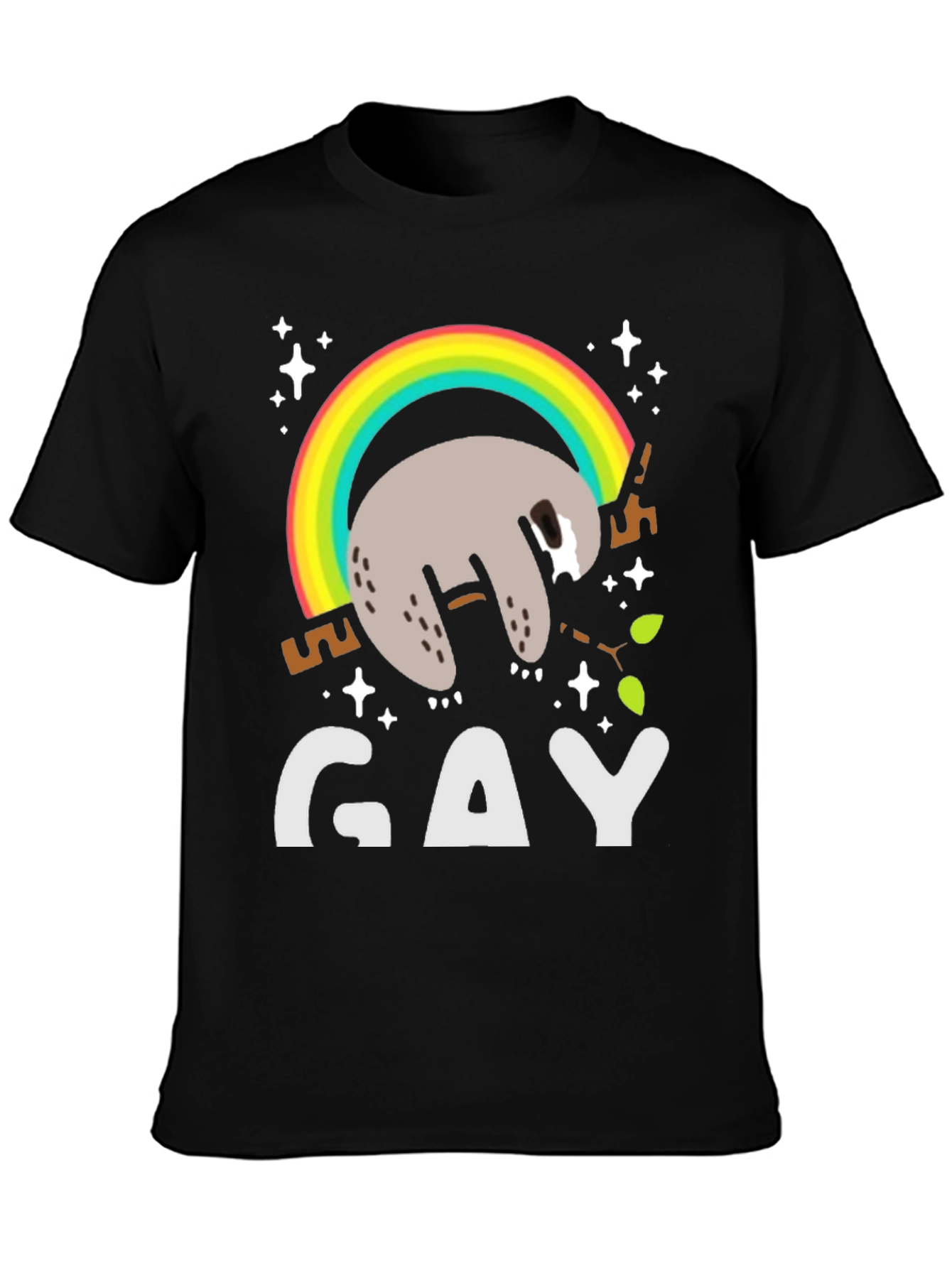 Sloth Rainbow Gay Pride T-Shirt