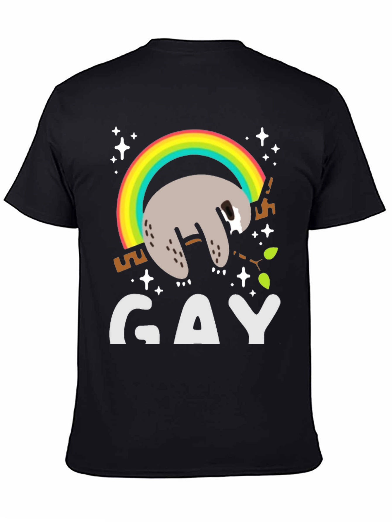 Sloth Rainbow Gay Pride T-Shirt