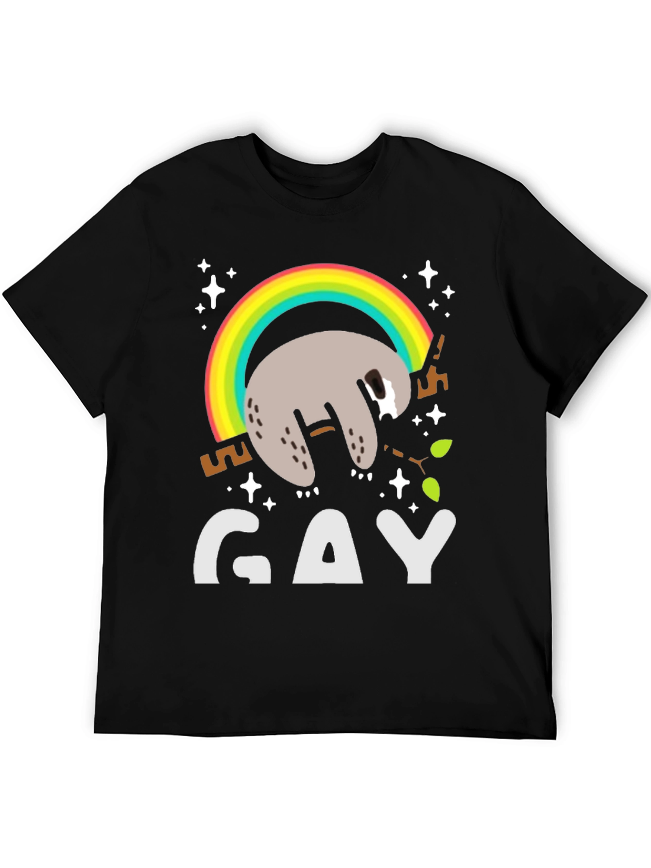 Sloth Rainbow Gay Pride T-Shirt