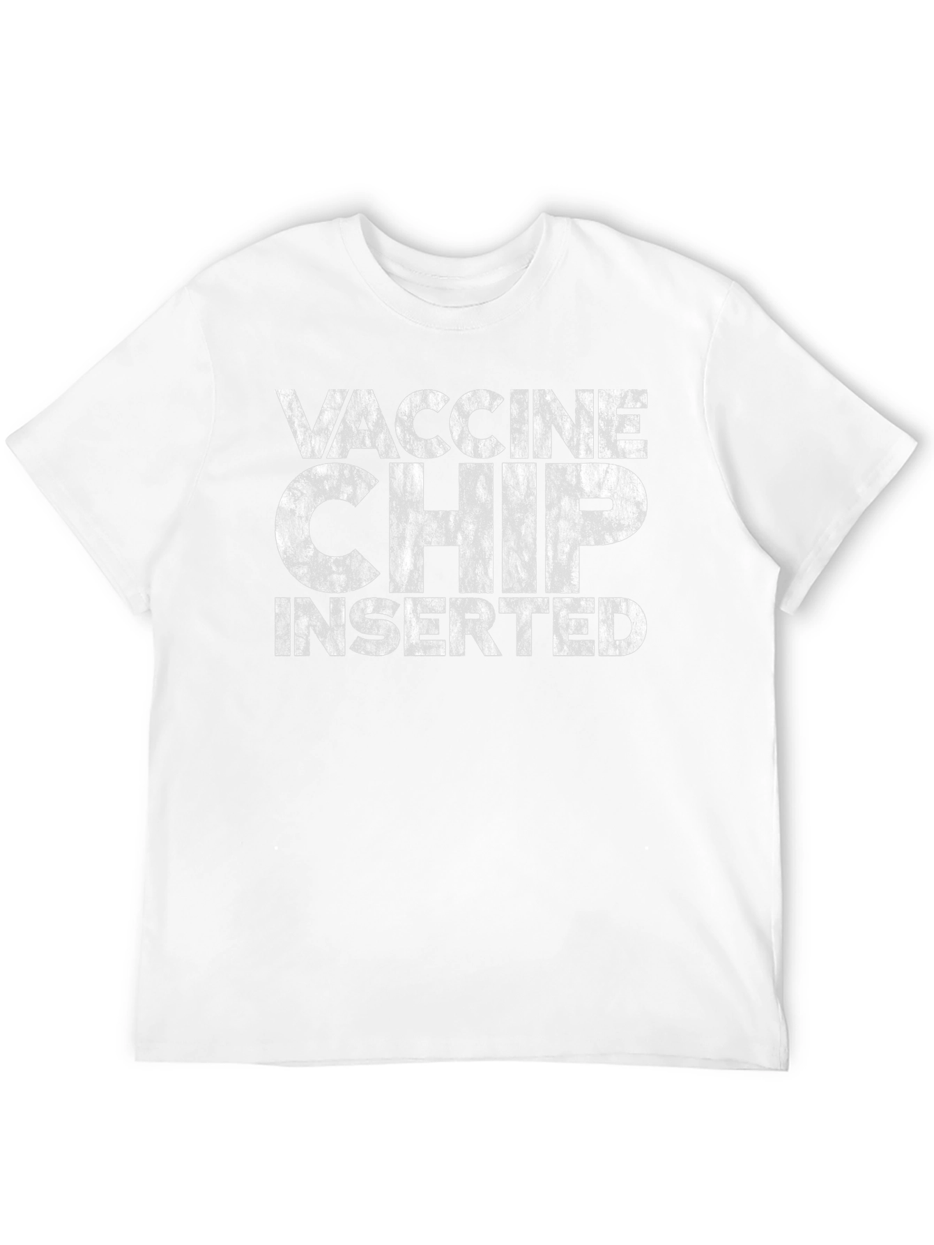 Vaccine Chip Inserted Graphic T-Shirt