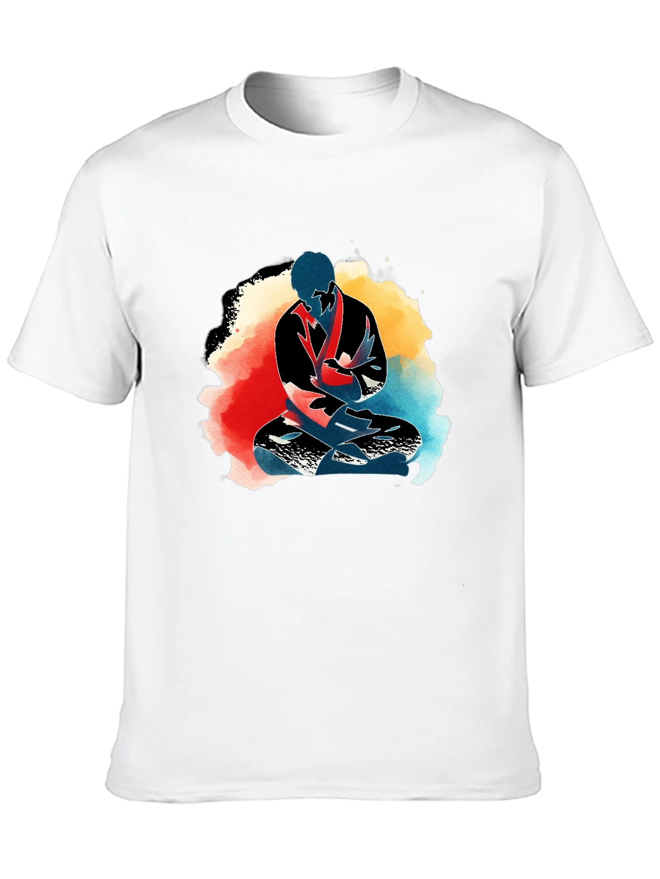 Zen Warrior Tee: Meditative Martial Arts Design