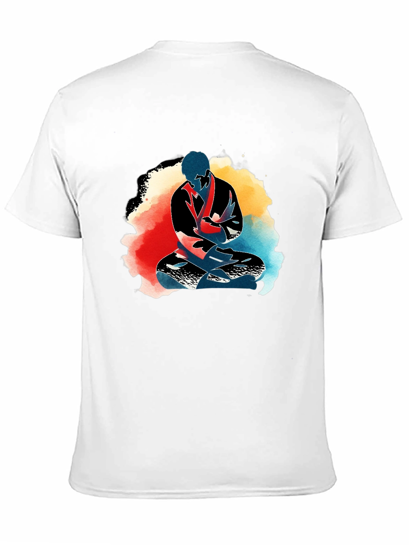 Zen Warrior Tee: Meditative Martial Arts Design