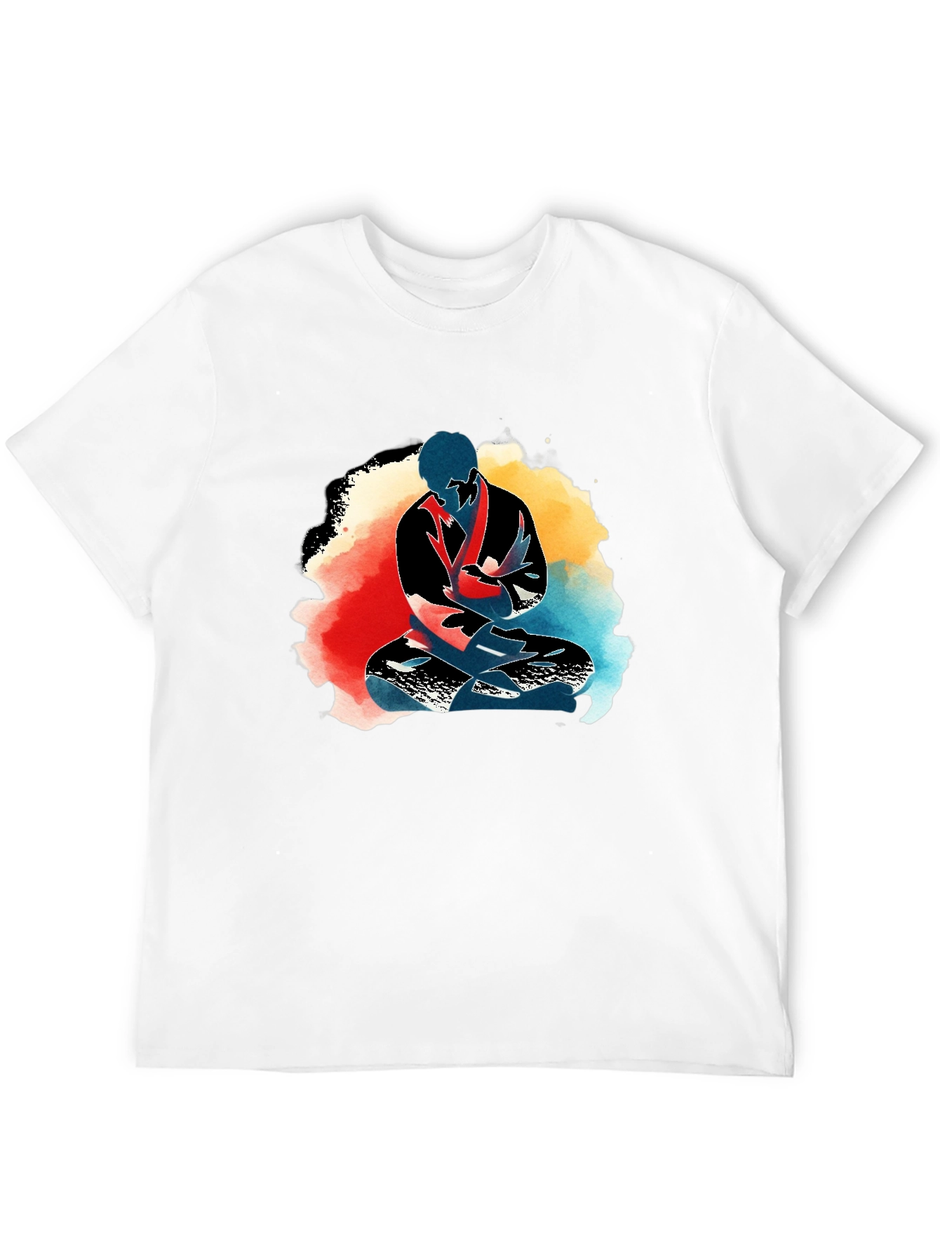 Zen Warrior Tee: Meditative Martial Arts Design