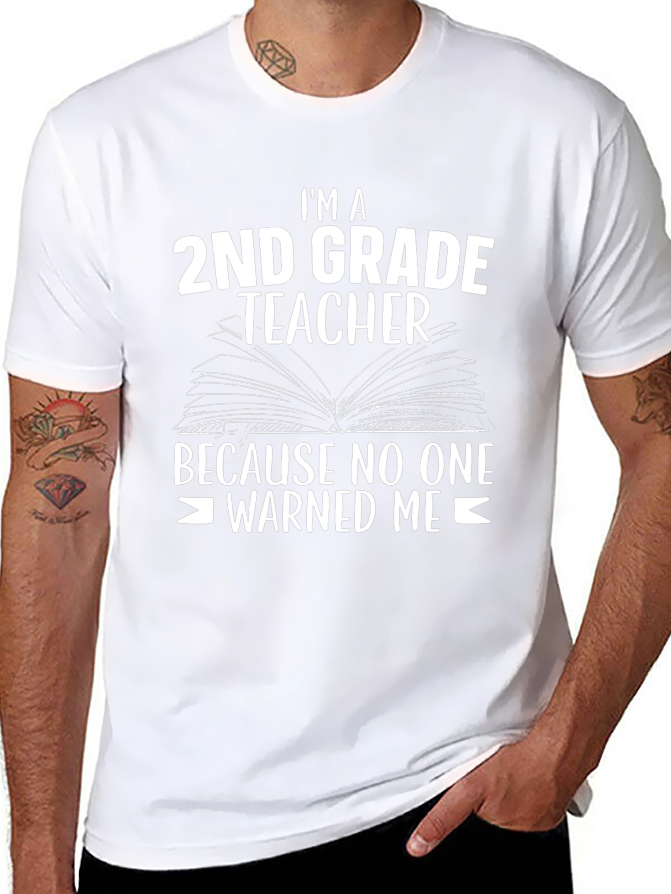 2nd Grade Teacher Graphic T-Shirt