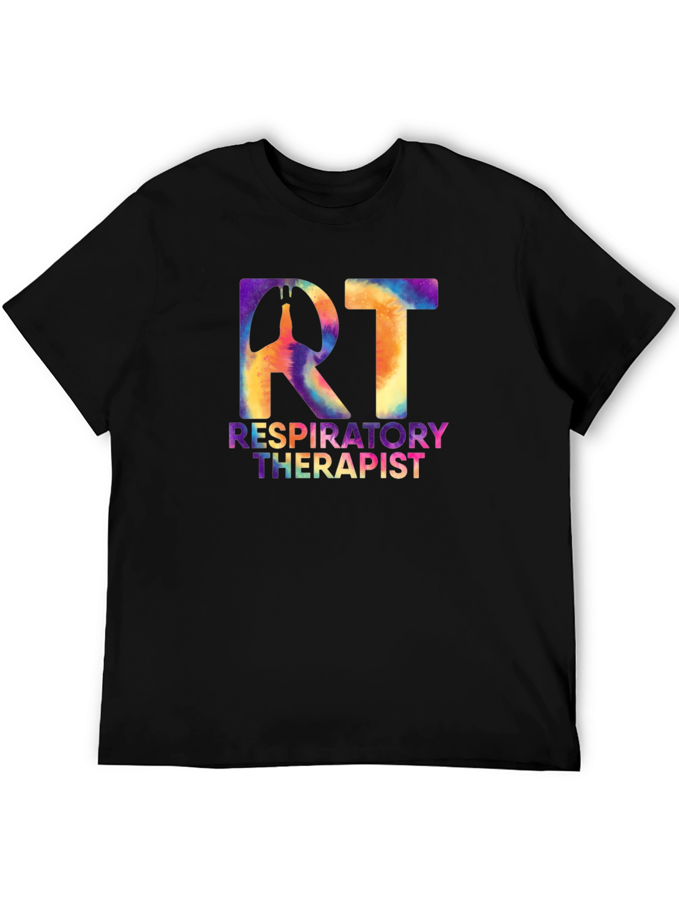 Respiratory Therapist Tie-Dye Graphic T-Shirt