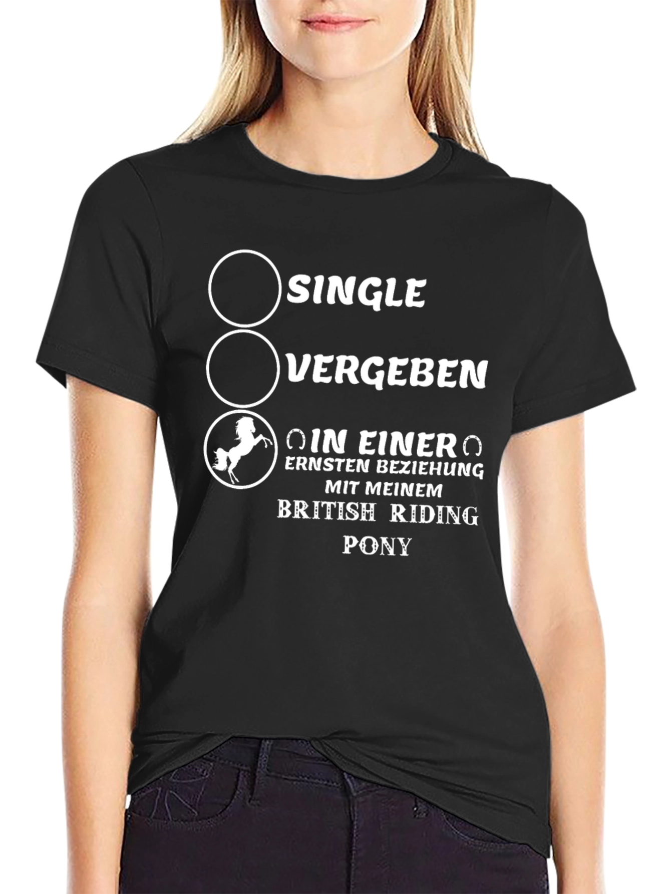 Single Vergeben British Riding Pony Graphic T-Shirt