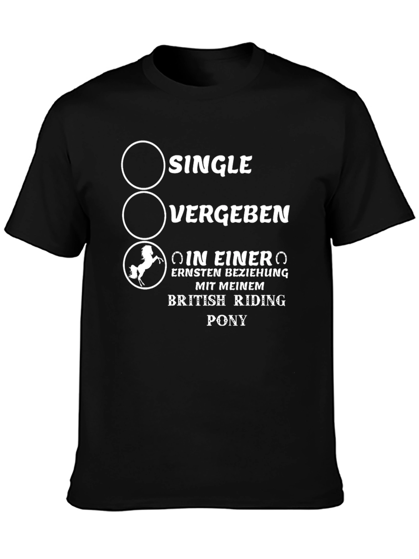 Single Vergeben British Riding Pony Graphic T-Shirt